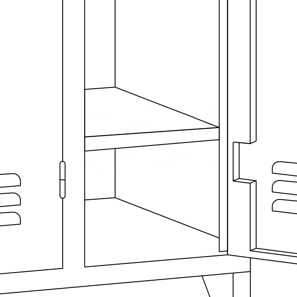 Dodatni set polica, SHELF KIT / PR 3/6